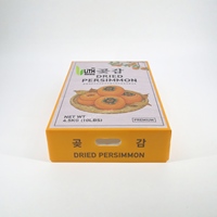 Boîte étanche en carton creux de qualité alimentaire écologique pour kakis séchés, recyclable, légère et empilable, pour les courses du Nouvel An chinois