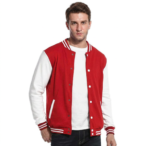 Custom Design Embroidery Patches Jacket Custom Logo Letterman Jacket Baseball Streetwear Coat Varsity Jacket for <b>Men</b> OEM Service - Product Image 1