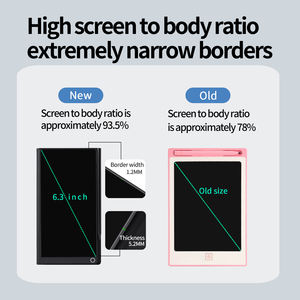 6.5 pouces Portable bloc-notes en cuir de protection <span class=keywords><strong>écriture</strong></span> manuscrite bloc-notes bloc-notes enfants LCD <span class=keywords><strong>tablette</strong></span> d'<span class=keywords><strong>écriture</strong></span> - Product Image 5