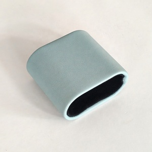 Gobelet à dés en cuir bleu, agitateur de dés silencieux et portable pour bar, <span class=keywords><strong>poker</strong></span>, dés de laids et jeux de société - Product Image 5