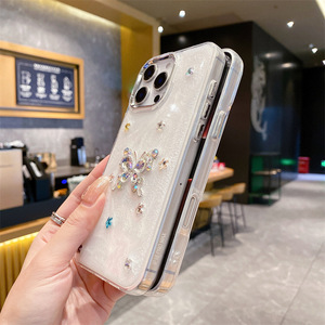 Tpu elettroplacca diamante farfalla modello Glitter Cover posteriore del telefono per Samsung Galaxy S10 S10 Plus - Product Image 5
