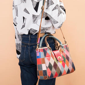 Grand sac fourre-tout pour femmes en cuir de vache véritable, sacs à bandoulière de style vintage, sac à main féminin, sacs fourre-tout colorés, grand sac à main - Product Image 3