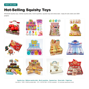 Jouets Squishies Cacahuète en Blocs de Construction USA, Anti-stress, à Remontée Lente, en TPR, Mignons, Nouveauté, Vente en Gros, Personnalisables - Product Image 6