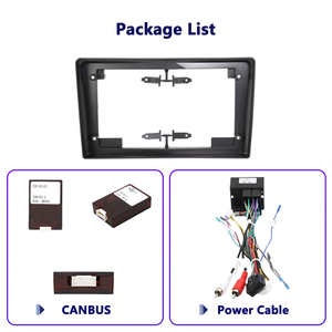Meihua 9 pouces LHD RHD Car Stereo Frame Cable Canbus Radio Frame pour <span class=keywords><strong>Opel</strong></span> Astra H/<span class=keywords><strong>Zafira</strong></span> <span class=keywords><strong>B</strong></span> 2005-2014 Placement du tableau de bord 1 an - Product Image 5