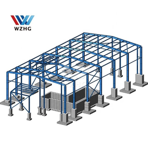Alta qualità struttura in metallo struttura in acciaio magazzino officina senza colonna centrale Hangar costruzione acciaio al carbonio - Product Image 6