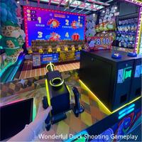 Jeu de lancer de balles aux couleurs fantaisie, équipement de stand commercial de kermesse et d'arcade, à monnayeur, avec distribution de tickets, pour centres commerciaux et parcs
