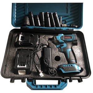 Llave <span class=keywords><strong>de</strong></span> <span class=keywords><strong>Impacto</strong></span> Eléctrica sin Escobillas <span class=keywords><strong>de</strong></span> 1200N.m <span class=keywords><strong>de</strong></span> Torque, Destornillador <span class=keywords><strong>de</strong></span> <span class=keywords><strong>1</strong></span>/<span class=keywords><strong>2</strong></span> Pulgada, 8 Velocidades, Herramienta Eléctrica <span class=keywords><strong>de</strong></span> 18V con Batería para Bricolaje - Product Image 1