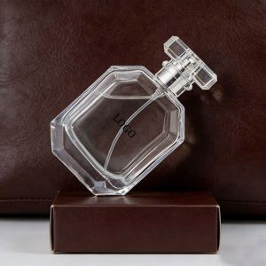 Custom Low MOQ Clear Glass Perfume Bottles 30ml 50ml 100ml Press <b>Pump</b> Refillable Spray Atomizers for Cosmetic Brands - Product Image 4