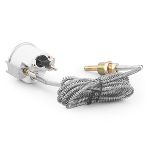 เกจวัดอุณหภูมิน้ำแบบกลไก ขนาด 2 นิ้ว 52 มม. ช่วง 40-120/100-250 องศา 12V NPT 1/2 สำหรับดัดแปลงรถยนต์ - Product Image 2