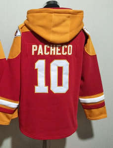 Sudadera con Capucha de Fútbol Americano para Hombre KC, con Cordones, Invierno, con los Números 15 de Patrick Mahomes, 87 de <span class=keywords><strong>Travis</strong></span> Kelce y 10 de Isiah Pacheco - Product Image 6