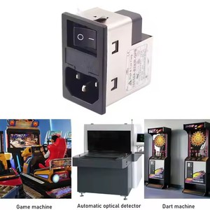 Mô-đun nhập nguồn Bộ lọc EMI IEC 320 ổ cắm C14 + Giá đỡ cầu chì + công tắc rocker - Product Image 6