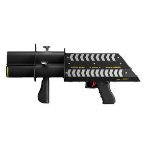 Pistolet à confettis portatif rechargeable à 3 trous RVB LED pour mariage, discothèque, fête - Product Image 2