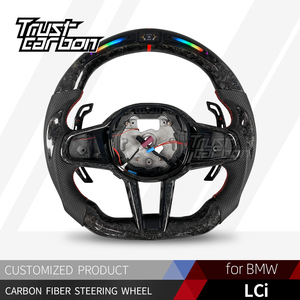 <span class=keywords><strong>Volante</strong></span> Deportivo de Fibra de Carbono Forjado Personalizado para <span class=keywords><strong>BMW</strong></span> LCI X3M <span class=keywords><strong>X5</strong></span> <span class=keywords><strong>M</strong></span> X6 X7 G05 G21 G22 G30 G87 G80 G82 F90 con Pantalla LED - Product Image 2