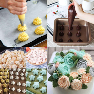 Piping <b>Bags</b> 100pcs 12 Inch Anti Burst Disposable Cake Decorating <b>Bags</b> Ideal for Cakes Cream Frosting and Cookie Decorating - Product Image 6