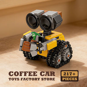 Mini <span class=keywords><strong>Robot</strong></span> Spatial MOC en Briques de Construction 217 Pièces, Modèle de <span class=keywords><strong>Robot</strong></span> <span class=keywords><strong>à</strong></span> Chenilles, Jouet de Construction Classique Sci-Fi en Plastique ABS pour Adultes - Product Image 5