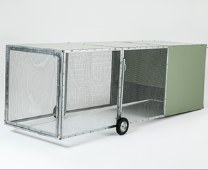 <span class=keywords><strong>Poulailler</strong></span> mobile portable galvanisé anti-renards avec roues pour jardin - Product Image 3