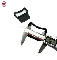Approvisionnement d'usine multi-taille 20mm 25mm 32mm 38mm 50mm languette en plastique anneau carré boucle de ceinture cousu D anneau cousu boucle Concave