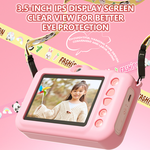 2024 Mới Phim Hoạt Hình Trẻ Em Máy Ảnh Kỹ Thuật Số 1080P Unicorn Panda Bunny Con Hình Ảnh Video <span class=keywords><strong>Camera</strong></span> Cho Trẻ Em Món Quà Sinh Nhật - Product Image 4