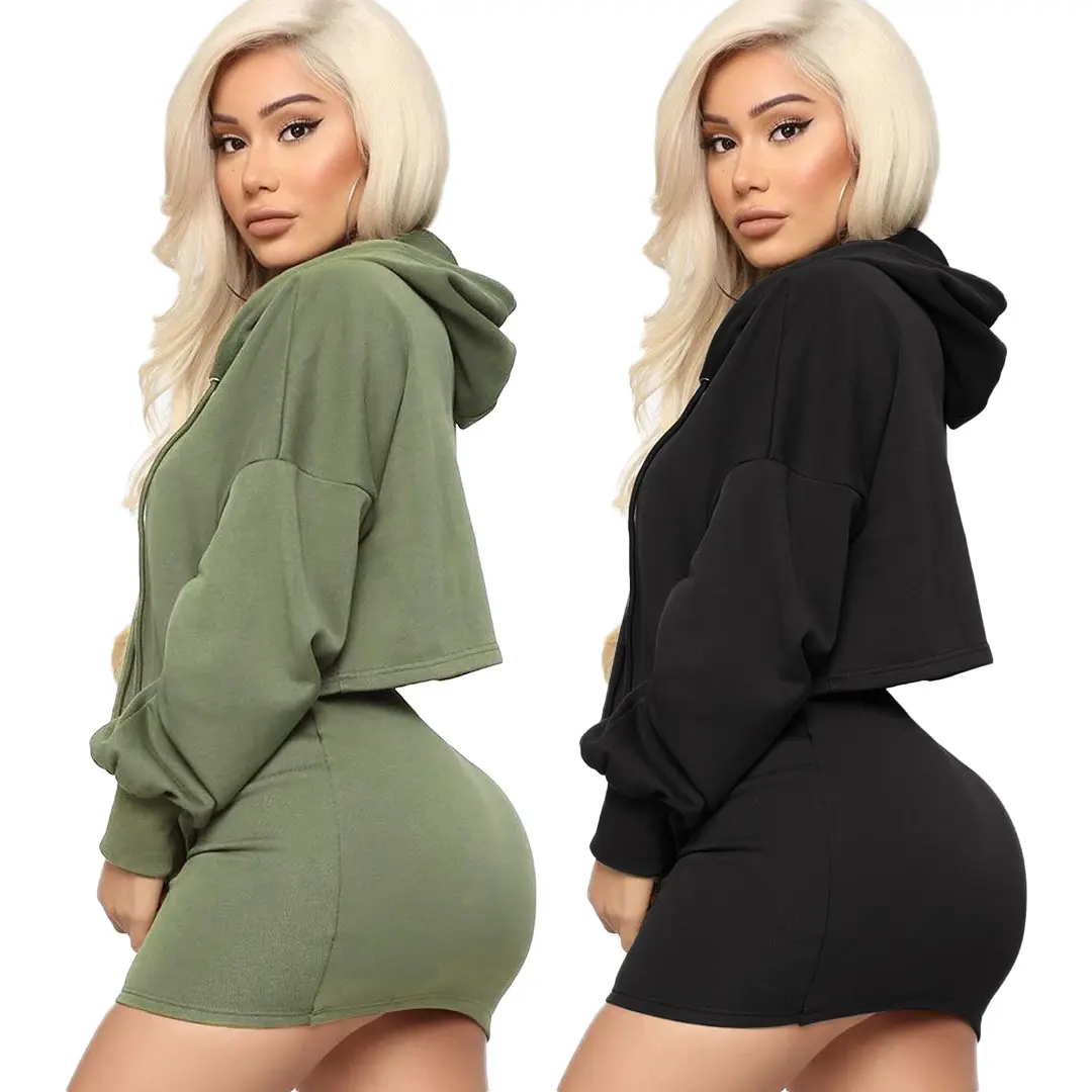 Plus Size 2 Stück Set Frauen Sommer zweiteilige Hoodie Short Set Damen bekleidung