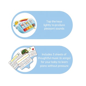 Xilófono educativo para niños Bao Han OEM/ODM Piano de juguete para bebés Instrumento musical para juegos musicales para niños - Product Image 5
