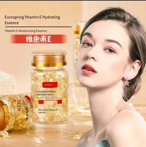 OEM ODM Beauty Whitening Facial Skin Care Vitamin E Anti-aging hyaluronic serum Face Care Non Edible Capsule Serum