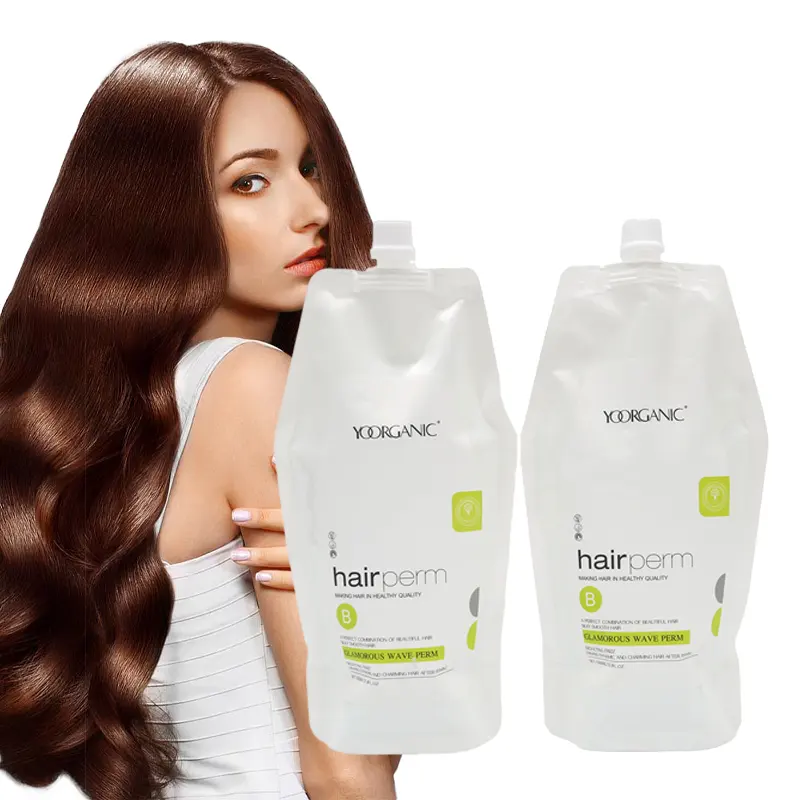 Hot bán nhãn hiệu riêng chuyên nghiệp không có hại cho tóc curyling Kem tóc sóng Lotion cho tất cả các loại tóc