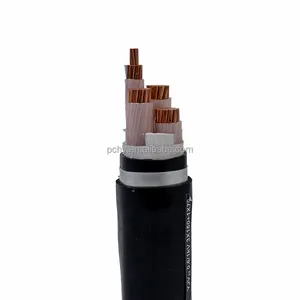 Xlpe insulated copper core 35mm 50mm 70mm 95mm Cu/al/xlpe/pvc/swa armoured cable PVC sheathed power cable price