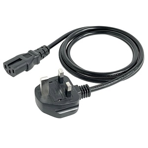 Nhiệm Vụ Nặng Nề Anh Iec 3 Pin Cắm Mở Rộng Dây Cung Cấp 3 Prong Anh Cáp Điện <span class=keywords><strong>AC</strong></span> C15 Mở Rộng Dây Điện - Product Image 1