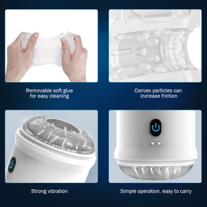 Otomatik erkek Masturbator fincan SQuite eller serbest elektrikli cep kedi gerçekçi TPE vajina Stroker erkek seks oyuncakları erkekler - Product Image 4