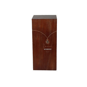 Top Sale DS Brand Handmade Solid Deep <b>Brown</b> Natural Wood Color Rectangle Wooden Gift & Craft <b>Storage</b> Wine <b>Box</b> Customizable - Product Image 1