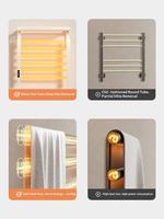Radiateur de salle de bain mural avec thermostat et ventilateur pour hôtels