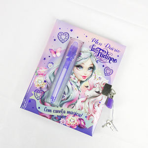 Carnet A5 avec serrure en forme de <span class=keywords><strong>baguette</strong></span> magique pour filles, impression Co-Dream - Couverture rigide colorée, papier couché et film laminé - Product Image 2