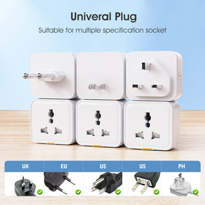 Tuya <strong>Smart</strong> WiFi Plastic RF433 <strong>Plug</strong> Socket 16A <strong>UK</strong>/EU/US Power Monitoring Timer Control Works with Alexa &amp; Google Home - Product Image 2