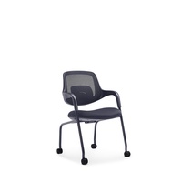 JOHOOFURNITURE Chaise d'attente, vente directe usine, Silla De Oficina pour bureau, confortable, coussin épais, base robuste et durable
