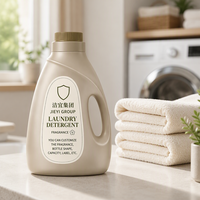 Détergent à lessive liquide bicolore dégradé or champagne et bronze profond, produits de nettoyage pour la lessive