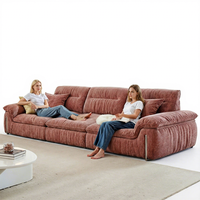Vente directe usine – Canapé une place en chenille style vintage crème, couleur kaki doux, réglable, pour salon
