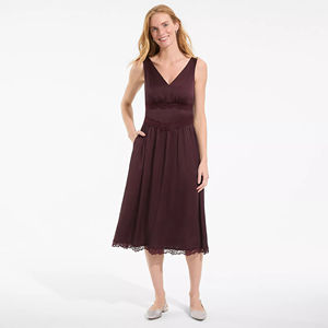 ชุดเดรสลำลองสำหรับผู้หญิงเนื้อผ้านุ่ม ทรงหลวม คอกลม ผ้าผสมฝ้าย สำหรับใส่ในชีวิตประจำวัน ที่บ้าน นอกบ้าน ช้อปปิ้ง ออกเดท - Product Image 4