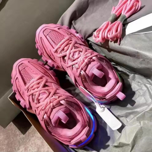Nouvelles chaussures de luxe pour femmes avec LED rose plate-forme chaussures de sport décontractées hommes Couple chaussures de marque originale grosses baskets unisexe - Product Image 2