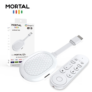 Nuevo MortalQ2S <span class=keywords><strong>Google</strong></span> <span class=keywords><strong>TV</strong></span> Stick 4K Set Top Box Media Dongle G Android14 8K Potente 16GB Rom WIFI6 Control Remoto por Voz BT5.0 Ethernet <span class=keywords><strong>TV</strong></span> - Product Image 1