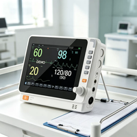Moniteur patient portable multi-paramètres haute précision pour hôpital et soins intensifs, écran couleur 10,1 pouces, batterie grande capacité
