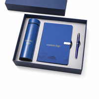 Ensemble cadeau de bloc-notes d'entreprise en cuir avec logo personnalisé, 100 feuilles, papeterie professionnelle personnalisée pour réunions de bureau, souvenir