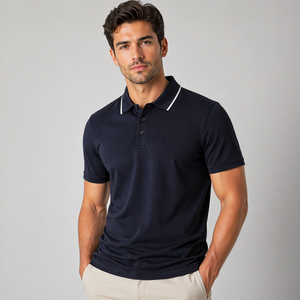 Camisetas Polo Personalizadas para Hombre, de Secado Rápido, Transpirables, Casuales, Deportivas, de Corte Clásico, Lisas, con Logotipo Bordado - Product Image 4