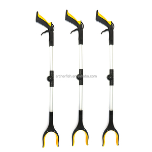 Recogedor de Basura Plegable de Aluminio con Mango de Plástico Colorido de Grado Industrial de 83 cm - Product Image 2