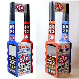 Espositore da Terra in Cartone a Forma di Bottiglia Personalizzato di Alta Qualità, Portatile, per Alimenti e Bevande - Product Image 6