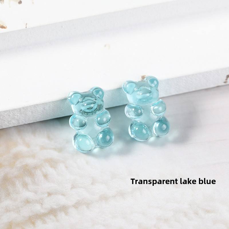 Transparent lake blue