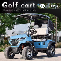 Mobil Golf Listrik 2 Kursi dengan Per Daun Baja Tugas Berat dan As Roda yang Diperkuat Bersertifikasi GCC/Eec/Dot untuk Kapasitas Muatan Tinggi
