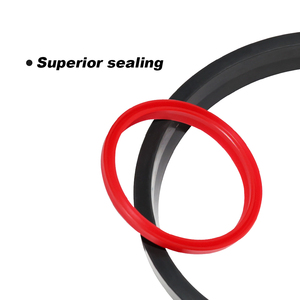 Chọc dai thủy lực tác động kép con dấu kết hợp NBR/PU/FKM-35 ℃ ~ 180 ℃ 45mpa áp suất cao chống rò rỉ - Product Image 5