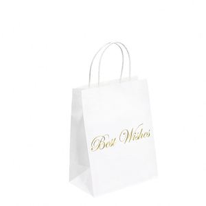 Custom Printed Take Away Disposable Paper Bag Custom Shopping Bags logo Printed - Product Image 6