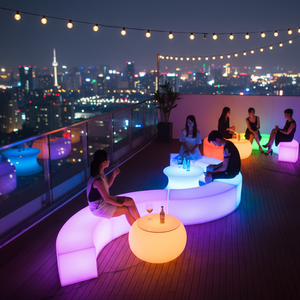 Banc d'extérieur en fibre de verre pour centre commercial, parc, espace public, modèle CS-0197, origine Guangdong - Product Image 2