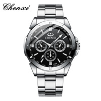CHENXI 019A Montre à quartz étanche pour femme, montre-bracelet tendance pour étudiant, montre de couple, vente chaude, vente en gros transfrontalière